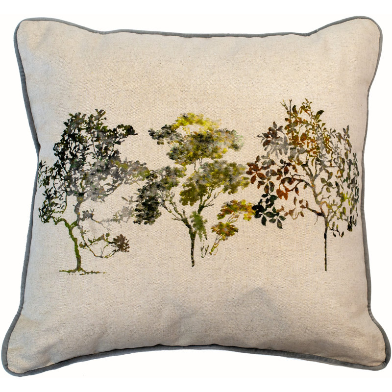 Abstract Sqaure Cushion, Chartreuse