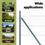 Hexagon Fence Green Steel-546512423