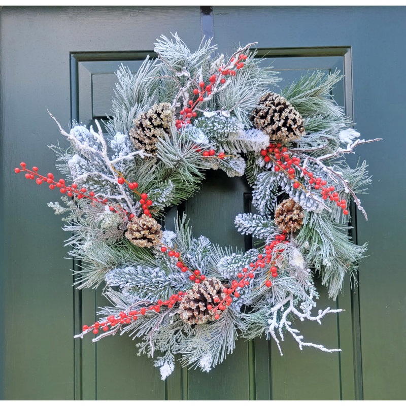 Couronne de pommes de pin Oakgrove, L 22 po x H 22 po x P 5 po