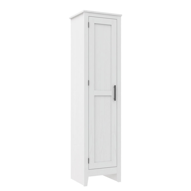 Imiyah Single Door Storage Cabinet, White