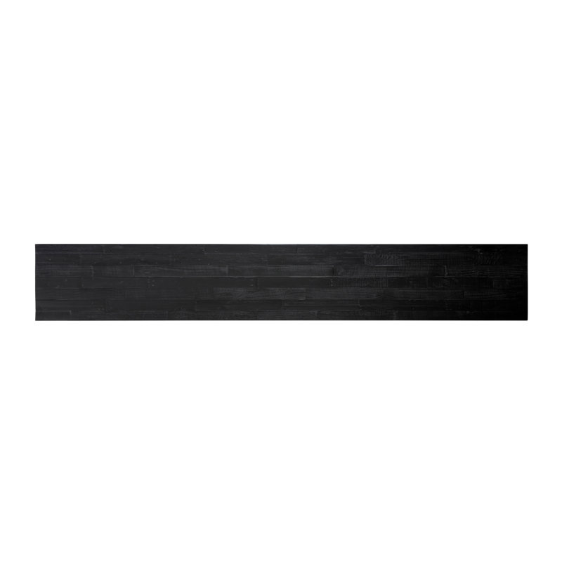 Console Henn, Pin noir vieilli, H 30,75 po x l 78,75 po x P 15 po