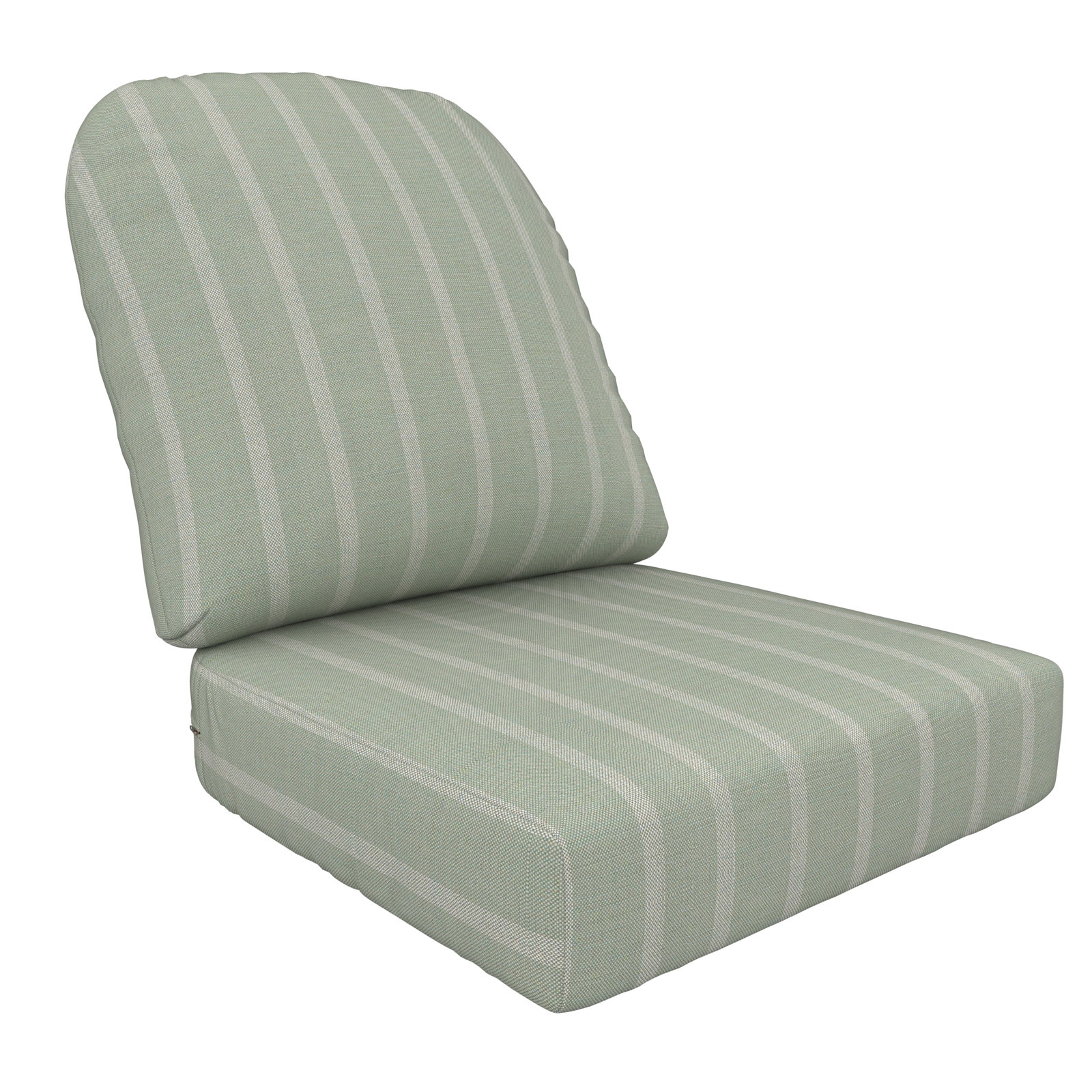 Amala Outdoor Sunbrella® Seat/Back Cushion, Sunbrella Unwind Rainwashed