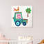 « jolie farm porc », peinture sur toile tendue-523170795