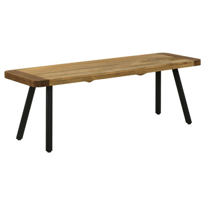 Jennie Natural Mango Wood Dining Bench(Only Includs Bench)