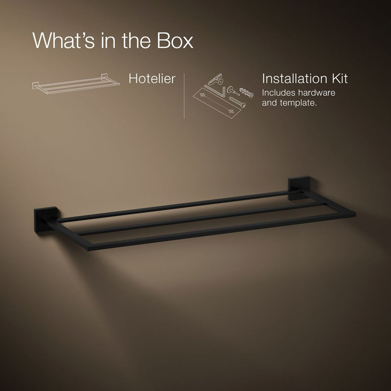 Square Hotelier, Matte Black
