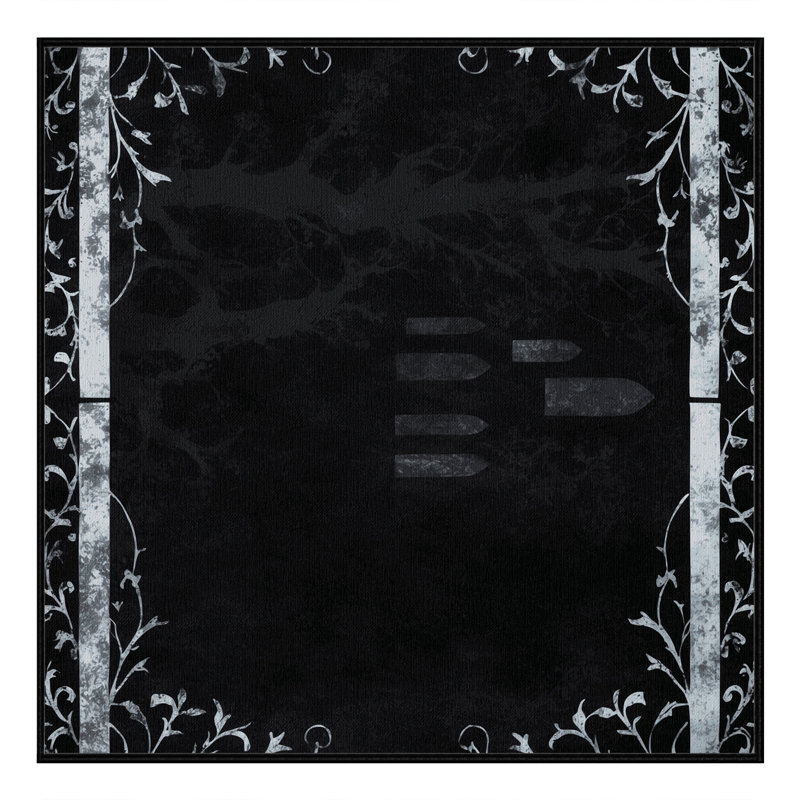 Twilight Scroll Rug, Square 5'