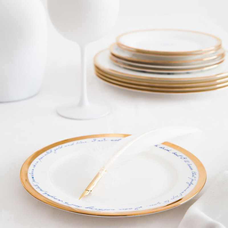Ardello 3 Piece Bone China Dinner Plate