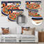 «All Dressed Pizza Delight», art mural en métal pizza-988887677