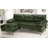 L-Shaped Velvet Reversible Sleeper Sofa-823260997-823260999
