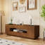 Meuble télé 59 po avec meuble télé moderne avec rangement ouvert, armoires et tiroirs, console de télévision incurvée pour salon et bureau-1607654842