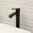 19"X15" Rectangle Vessel Bathroom Sink And Matte Black Single Lever Faucet Combo