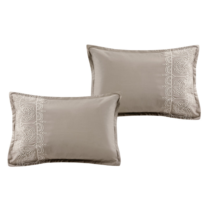 Channel Floral Comforter Set, Queen Comforter + 6 Additional Pieces