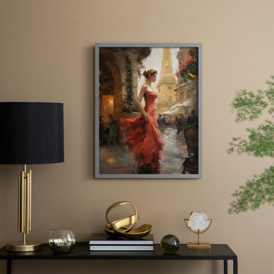 WOMEN Series CDXLII Framed Print - Solid Wood
