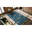 Antique Peking Chinese Allover Blue 1920s Rug