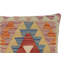 Oreiller rustique en kilim tissé à la main Caballer - 17 po x 18 po Rustic-283029649-283029664