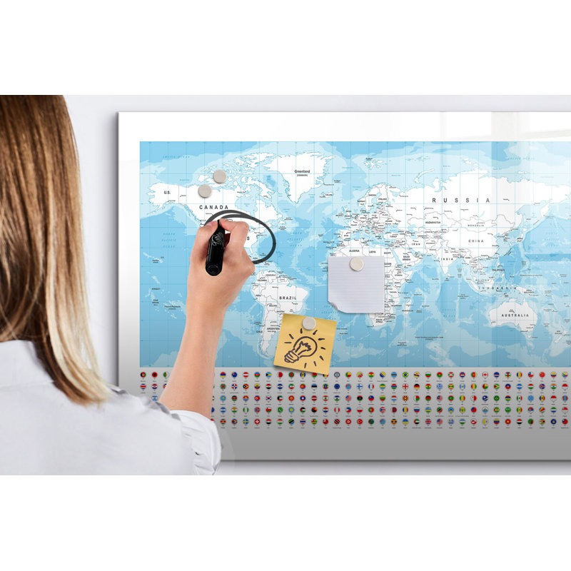 Magnetic Glass Dry Erase Board