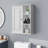  24 in. W x 7 in. D x 28 in. H Wall Bathroom Cabinet Over The Toilet Storage-1244435559