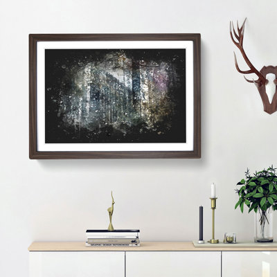 Colourful Forest - Picture Frame Graphic Art Print