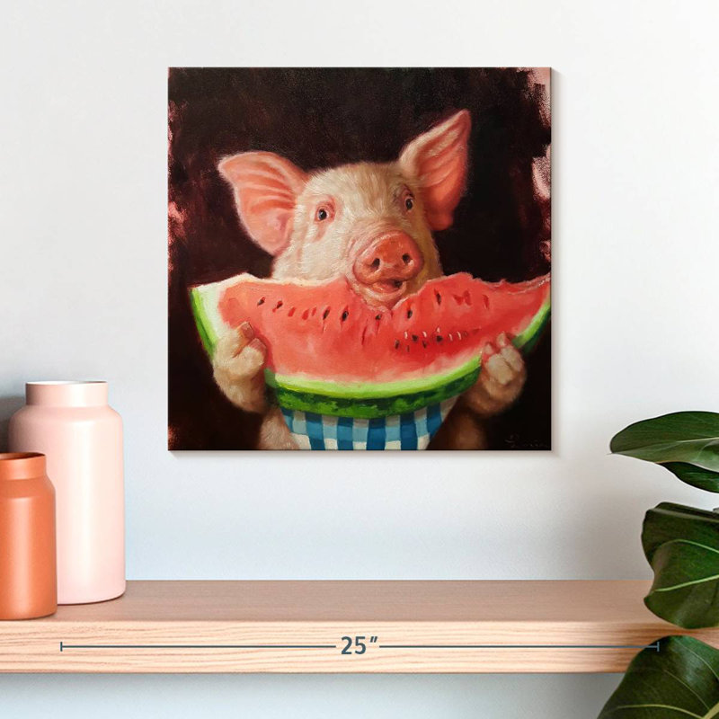 Ketti Pig Out, 16'' H x 16'' W