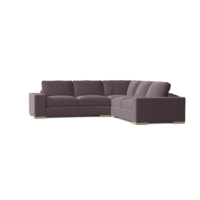 Canapé modulaire Brann de 120 po de largeur Brann, Naturel, Prune Marlow
