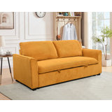78 Inch 3 in 1 Convertible Sleeper Sofa Bed, Modern Fabric Loveseat Futon Sofa Couch w/Pullout Bed