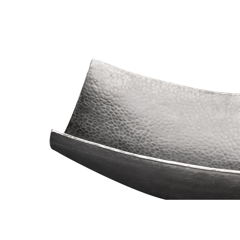 Évier rectangulaire en cuivre martelé 18 po