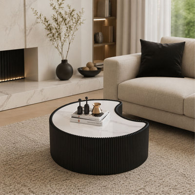 Table basse, table d'appoint multifonctionnelle pour salon, chambre à coucher, appartement, bureau personnel, assemblage facile