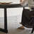 Practical Black Solid Wood Rectangular Desk-1505983946