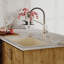 Ensemble d'évier de cuisine à double cuve 50/50 Karran Quartz 32 "X 19-1 / 2"-54821677