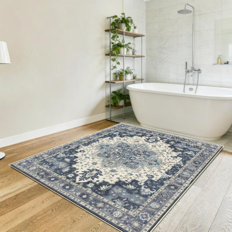 Persian Style Area Rug, Soft And Lightweight, Suitable For All Seasons, Easy To Maintain And Easy To Clean, Machine Washable Carpet Floor Mat, Suitable For Living Room, Bedroom, Dining Room, Balcony, Patio, Room Decor, Home Decor, Outdoor Decor