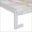 Grand lit escamotable avec tablettes
