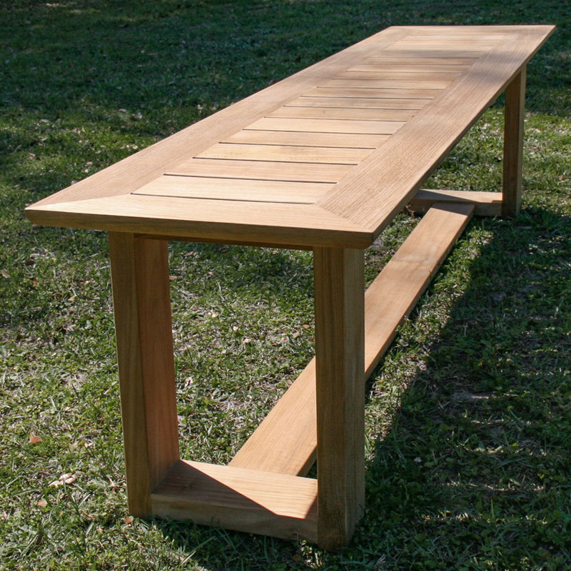 Outdoor Teak Dining Bench