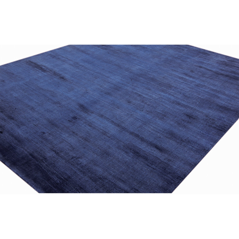 Area Rug in Navy, Rectangle 6' x 9'