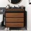 Meuble-lavabo moderne avec lavabo en céramique, plateau en marbre durable, conception compacte
