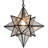 Moravian Star Pendant Lights Seeded Glass Shade-33763473-33763472