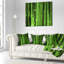 Vert forêt de bambou - coussin à imprimé floral-30731210-30731206