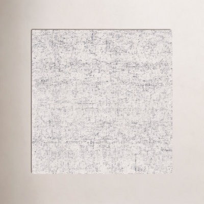 Evett Gray Ivory Hand-Woven Abstract Rug