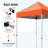Pop Up Canopies 5 Ft W X 5 Ft D Metal Canopy-96268351