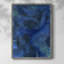«Cobalt Galaxy II», reproduction encadrée - bois massif-667443035