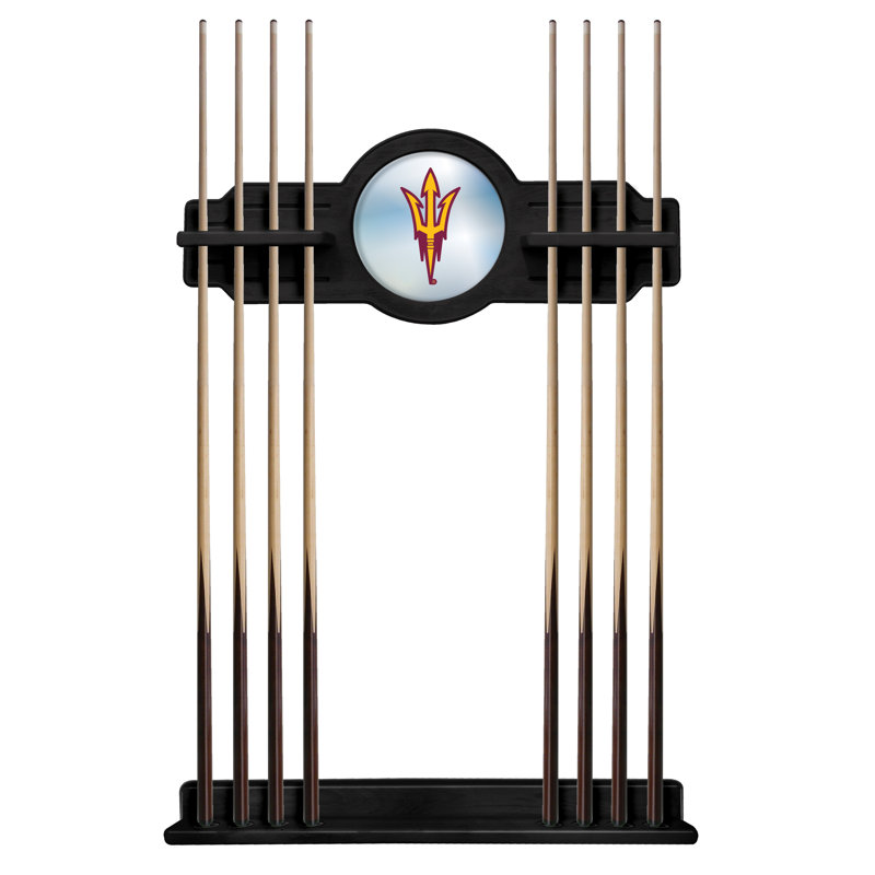 Porte-queues de billard NCAA, Noir, Sun Devils d'Arizona State avec logo de fourche