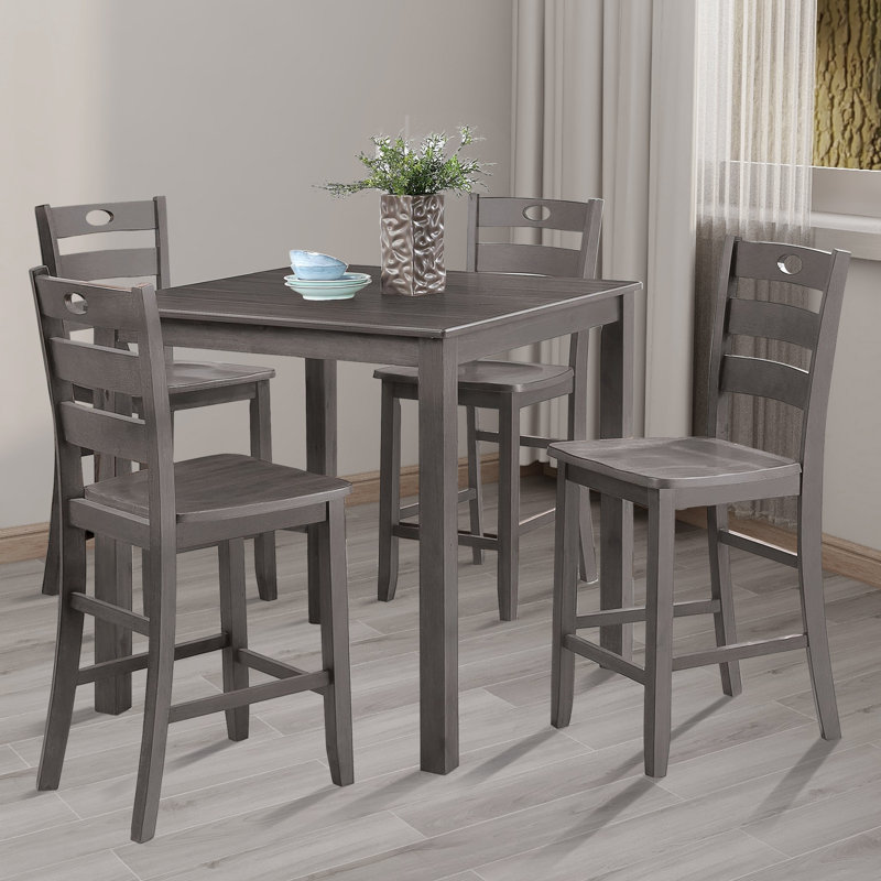 Ensemble de salle à manger 5 pièces Modern, Gris