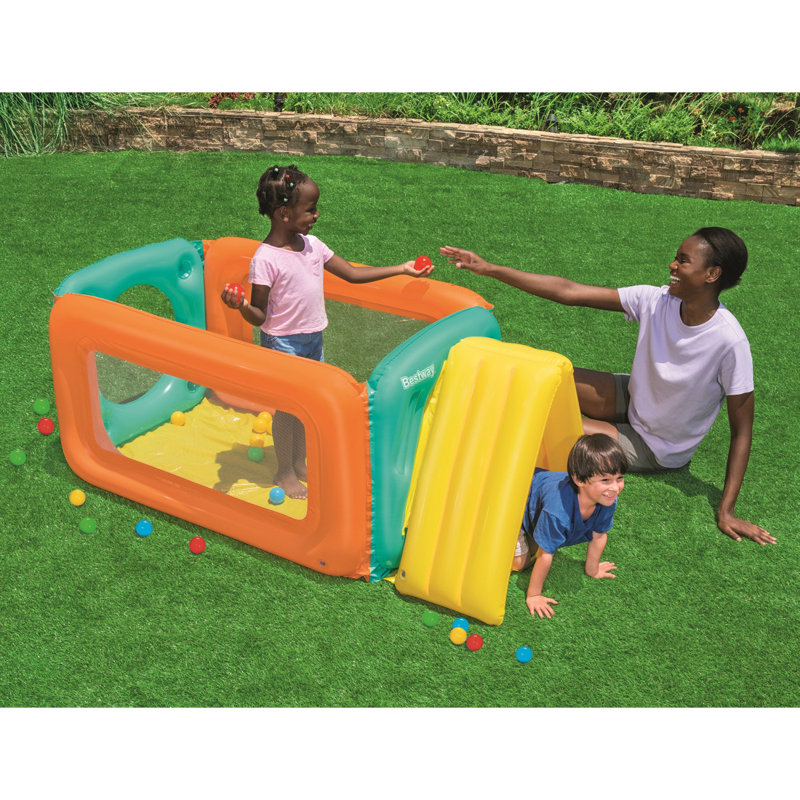 Colorful Inflatable Tunnel Ball Pit with Play Balls