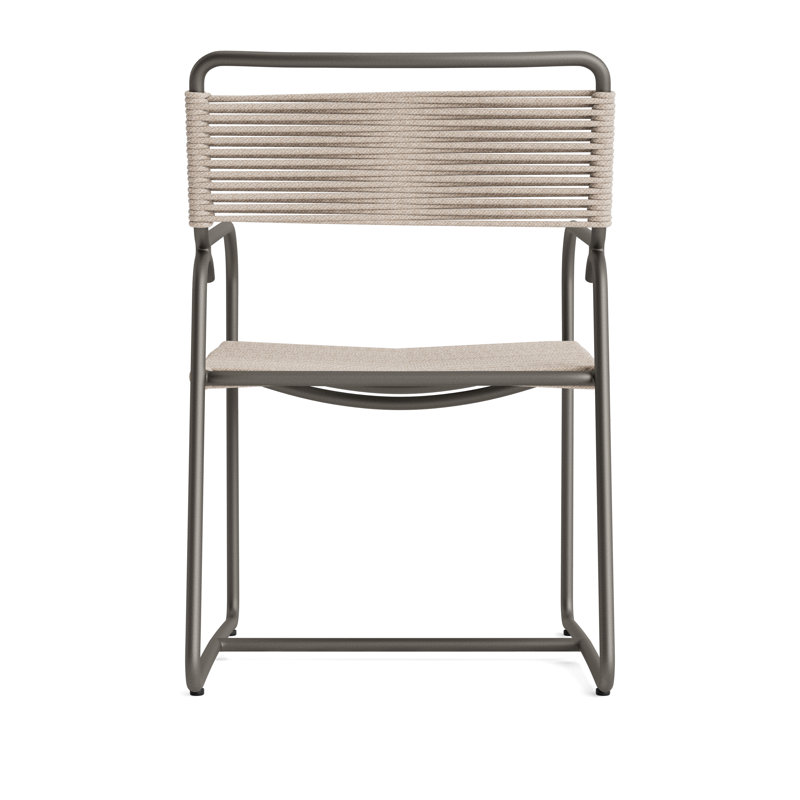 Walter Lamb Outdoor Armchair, Mica/Pebble