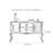 Retro Solid Wood Multifunctional Console Table-1728363953