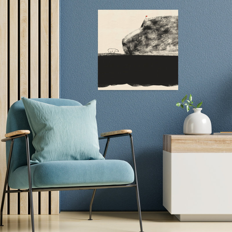 Art contemporain ours contemporain, H 18 po x l 18 po