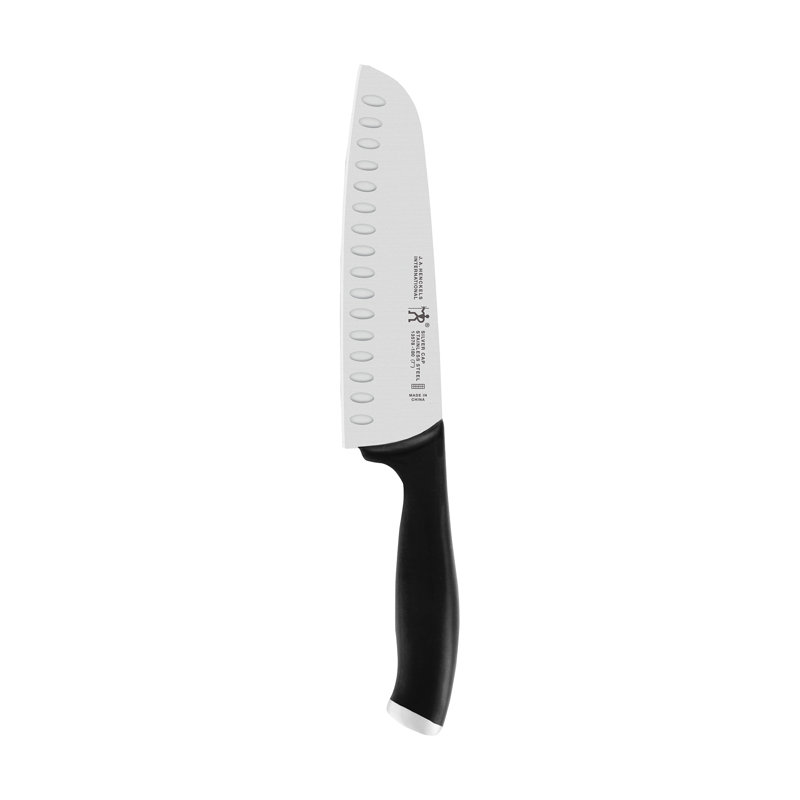 HENCKELS Silvercap 7-inch Hollow Edge Santoku Knife