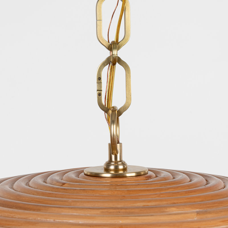 Emerson 1 - Light Pendant by Suzanne Kasler, 16" H x 42.25" W x 42.25" D, Natural, 51 cm H x 76 cm W