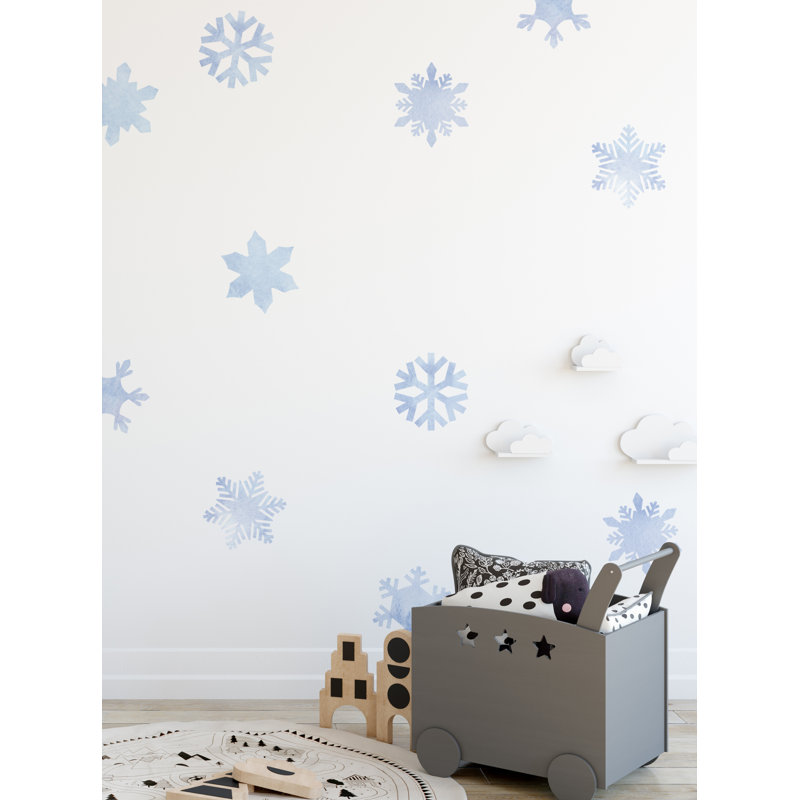 Abstract Non-Wall Damaging Accent, Navy