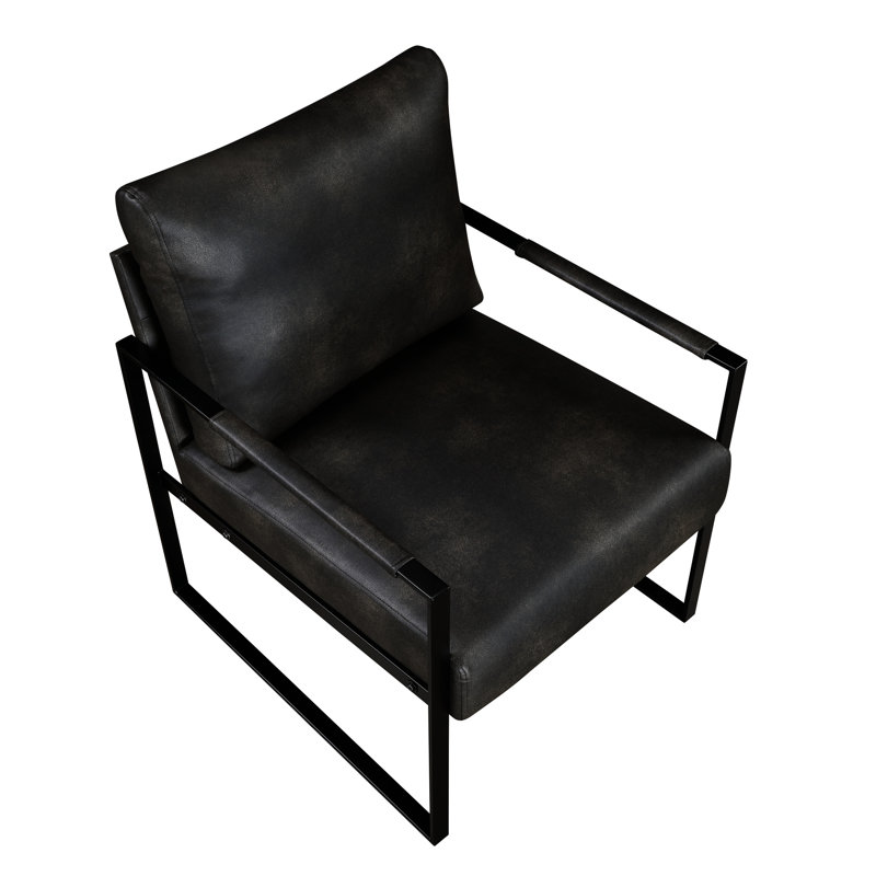 Fauteuil de salon Elegant, Gris foncé