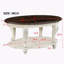 Table basse ovale en bois 42 pouces-784089859-784089858